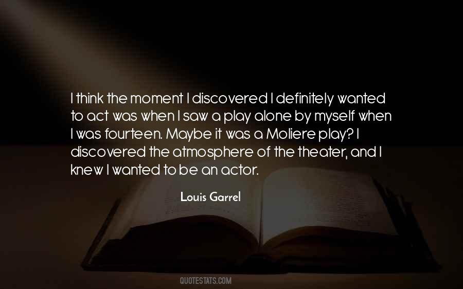 Play Alone Quotes #1286294