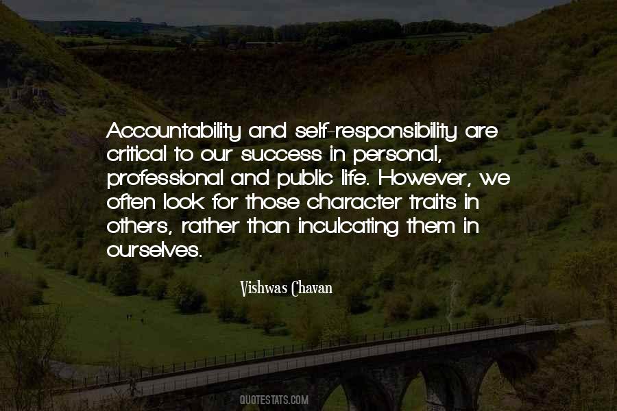 Personal Accountability Accountability Quotes #676006