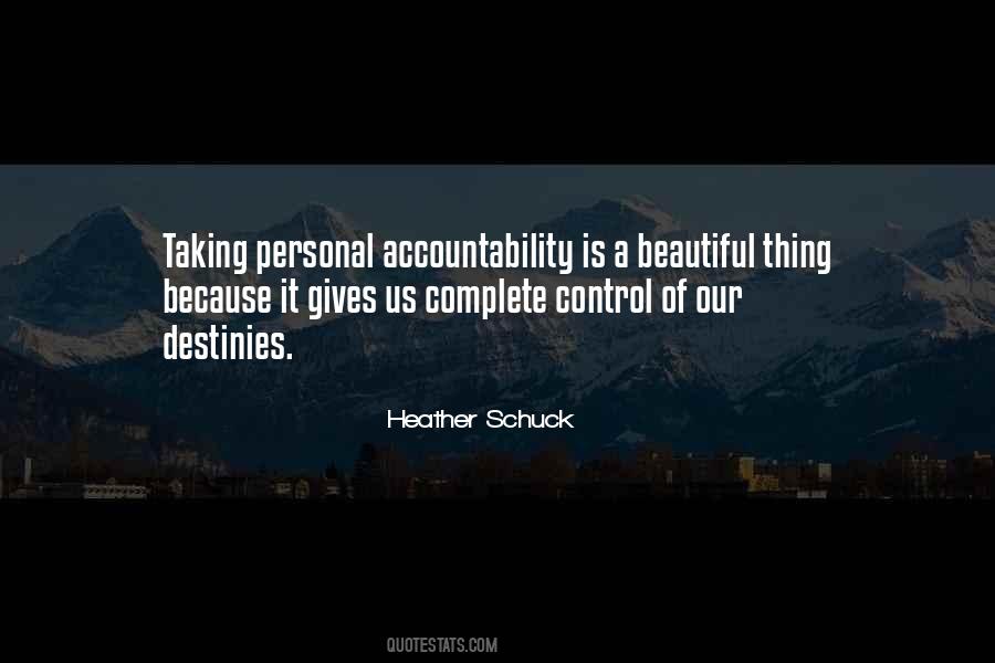 Personal Accountability Accountability Quotes #941014