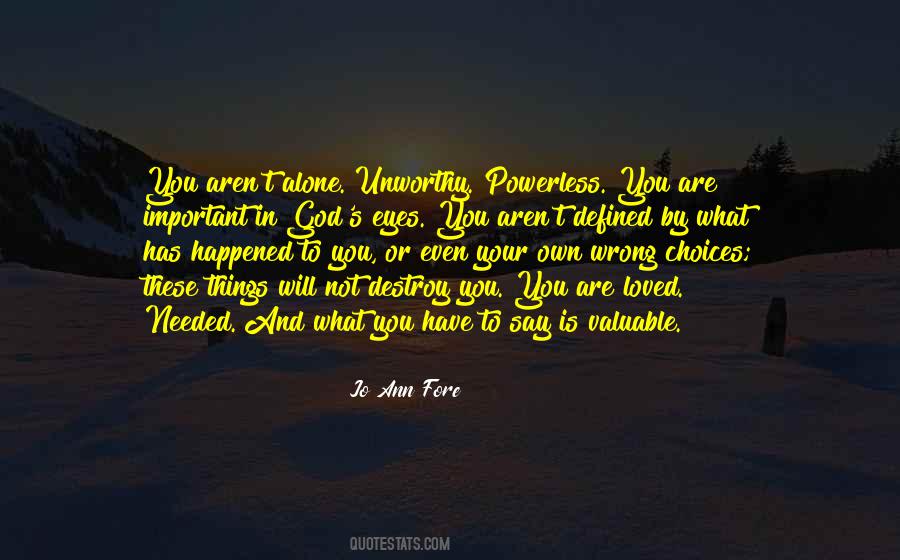 You Are Not Defined Quotes #951289