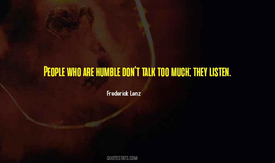 Too Humble Quotes #788437