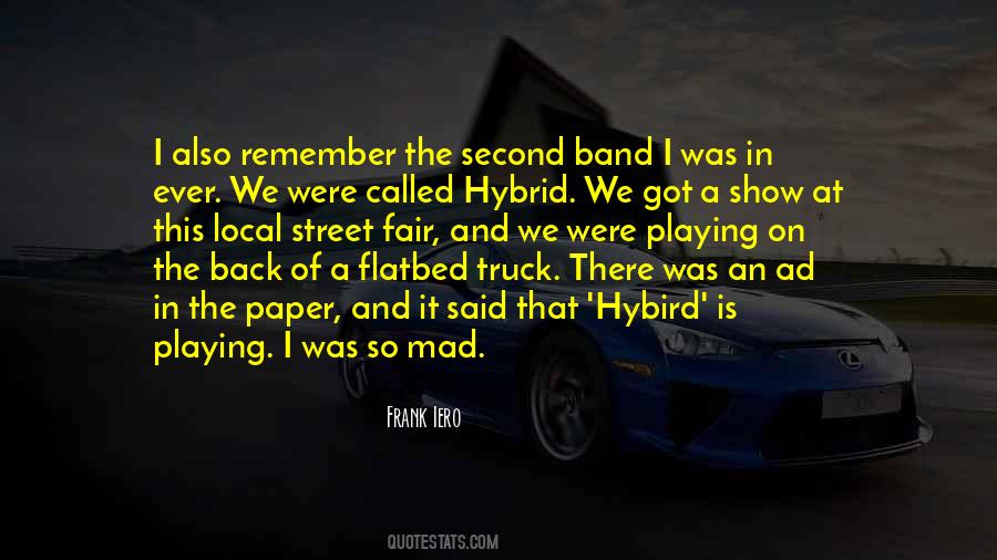 Quotes About Playing In A Band #1614784