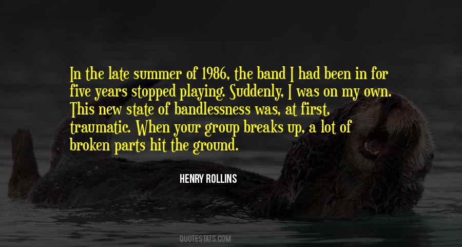Quotes About Playing In A Band #38640