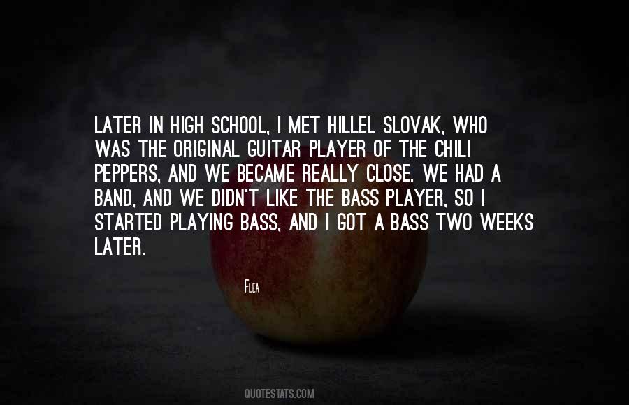 Quotes About Playing In A Band #868427