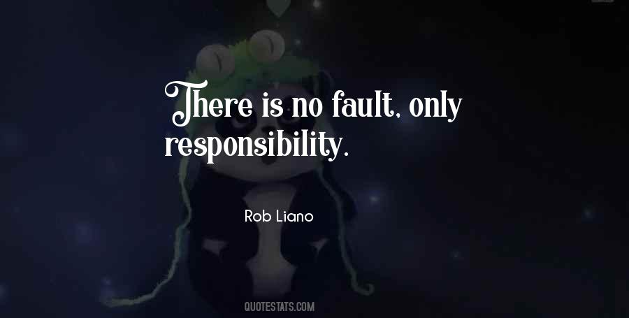 Personal Fault Quotes #483625