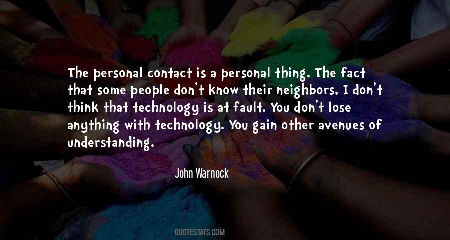 Personal Fault Quotes #781973
