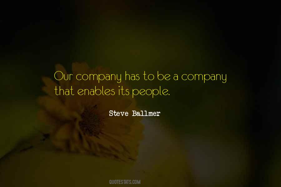 Our Company Quotes #592895