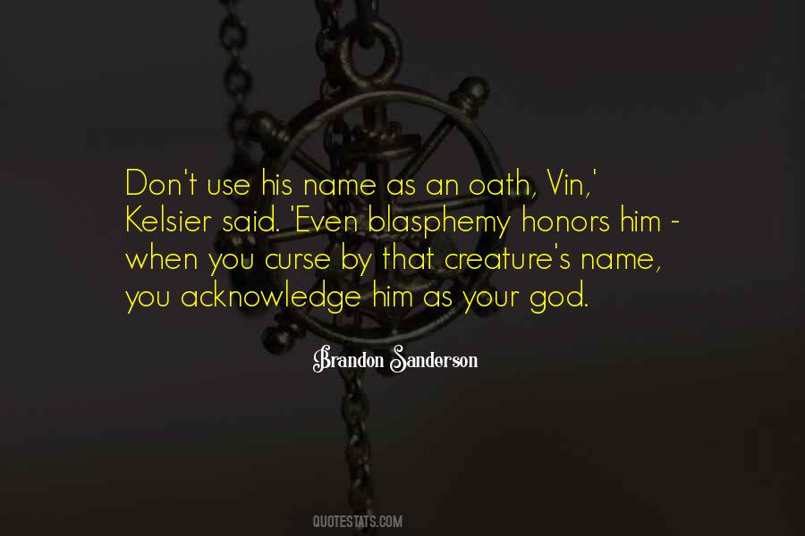God Curse Quotes #680996