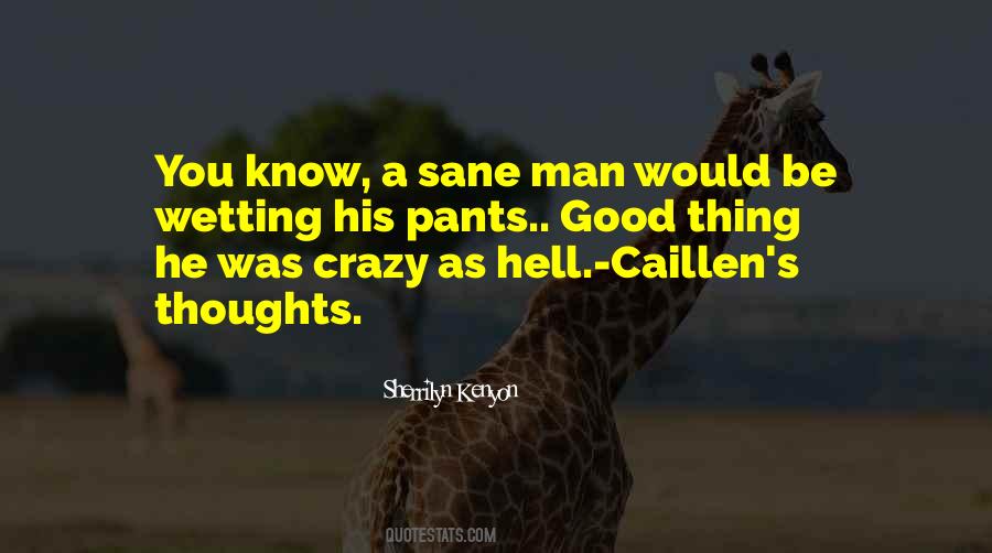 Insane Man Quotes #1314012