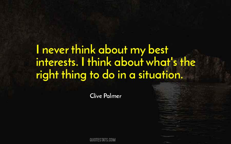 The Right Situation Quotes #1039126