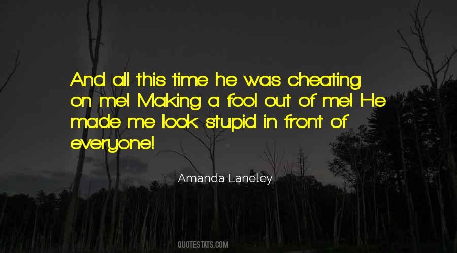 Cheating On Quotes #1705900