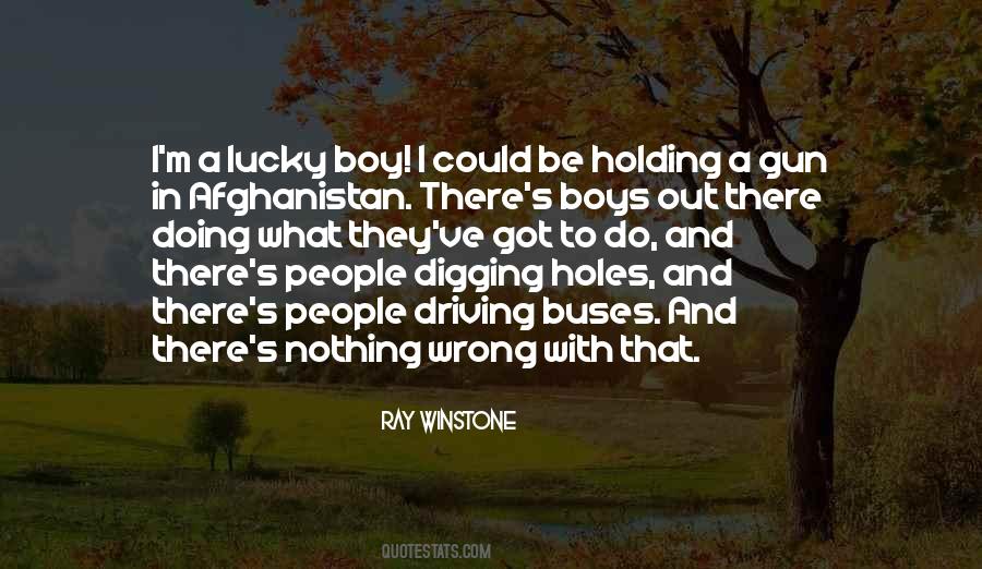 Holding A Gun Quotes #1875270
