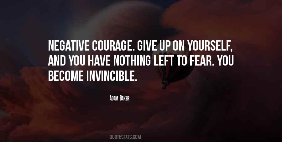 Give Up Negative Quotes #1855352
