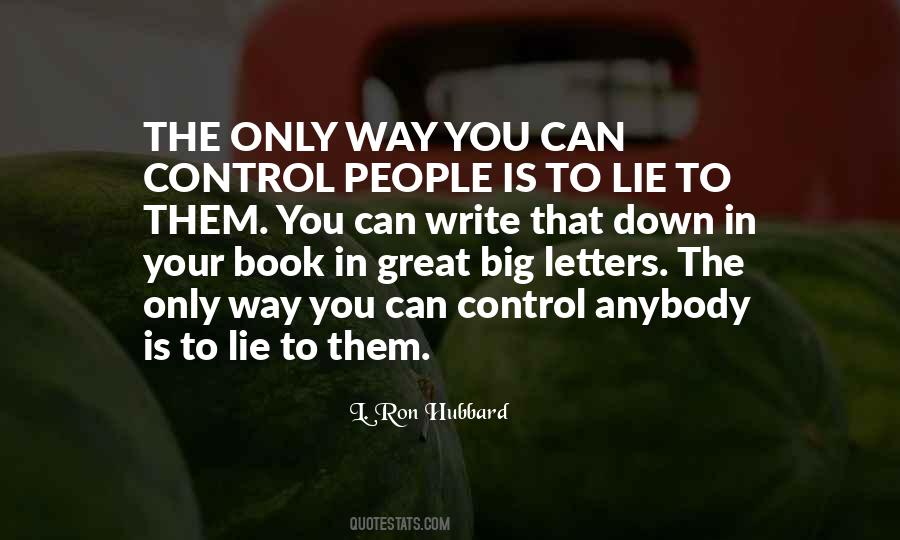 You Can Only Control Quotes #810935