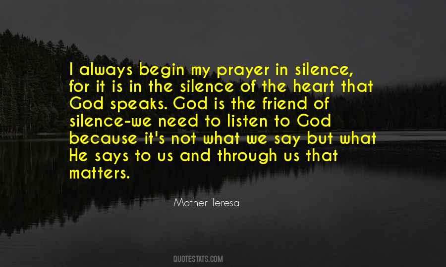 Listen Silence Quotes #82052