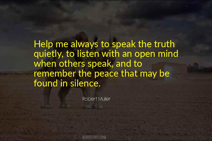 Listen Silence Quotes #869686