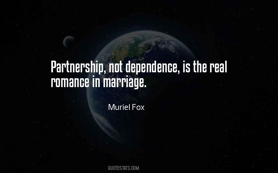 Partnership Marriage Quotes #1138105