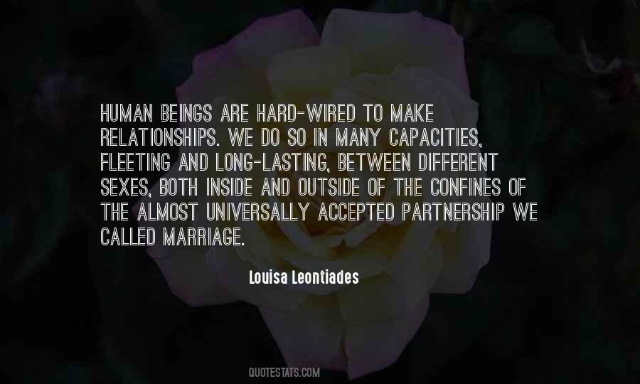 Partnership Marriage Quotes #1460047