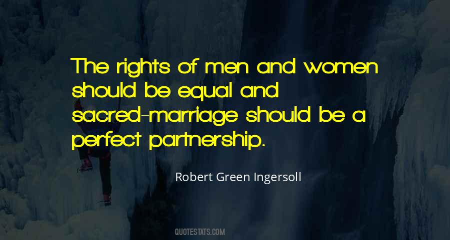 Partnership Marriage Quotes #553522