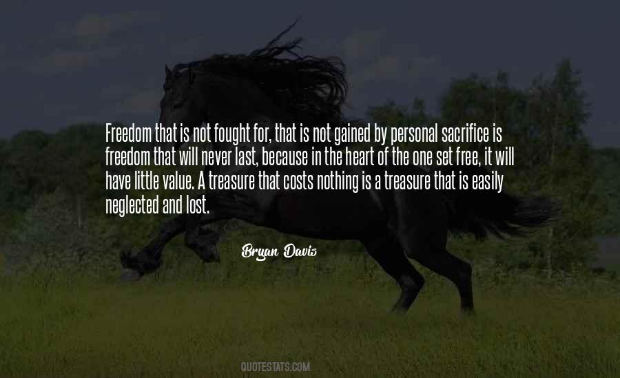 Quotes About Little Sacrifice #109870
