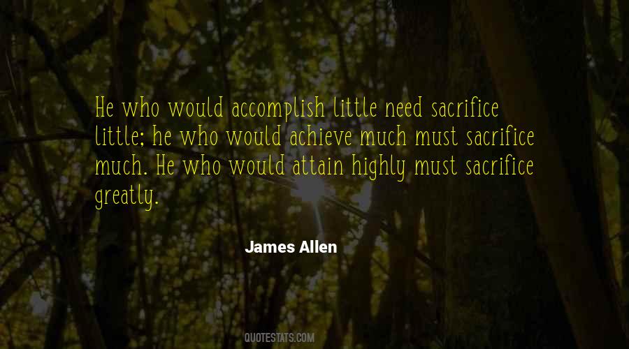 Quotes About Little Sacrifice #1792883