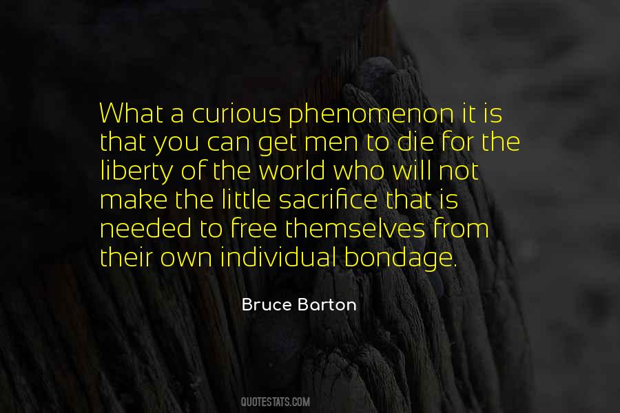 Quotes About Little Sacrifice #474815