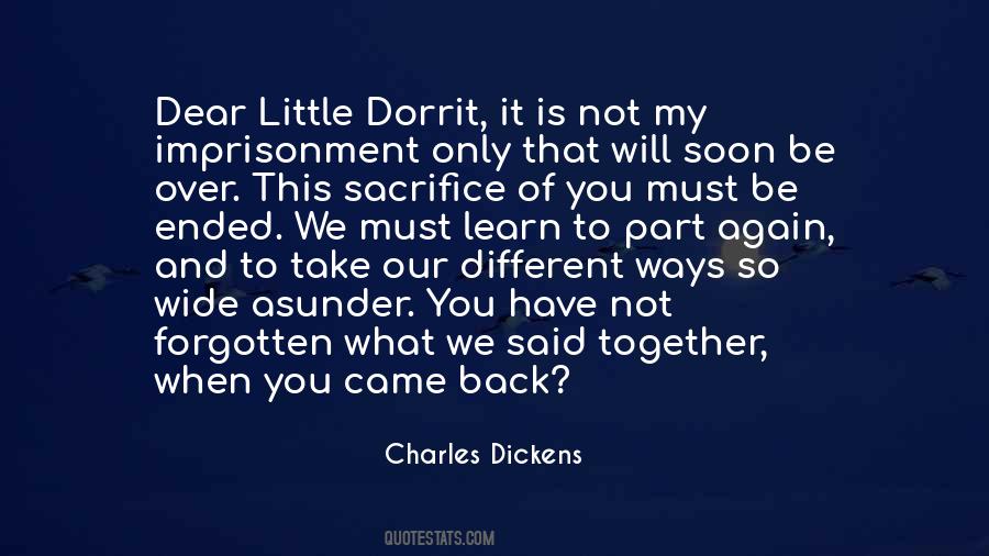 Quotes About Little Sacrifice #646084