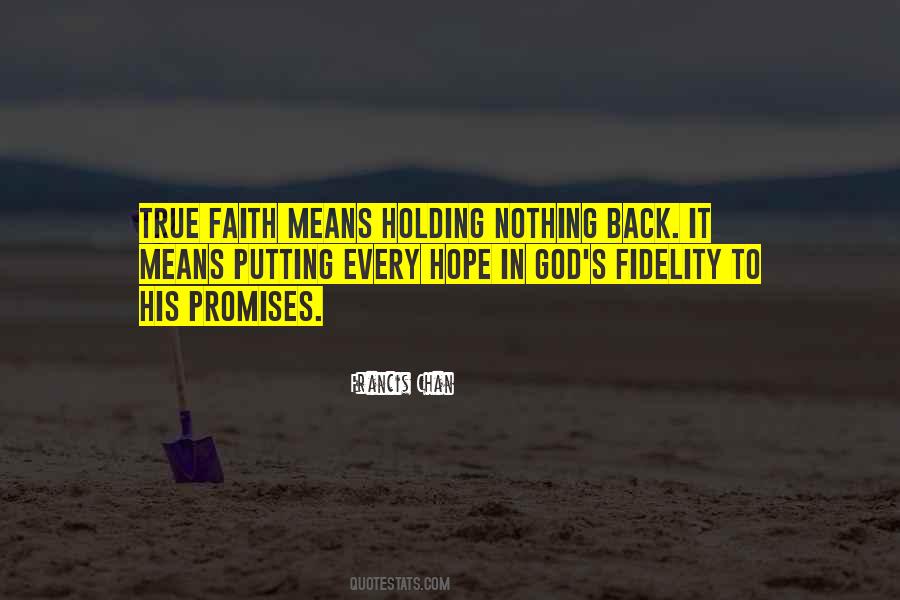 Quotes About Holding Onto Faith #191391