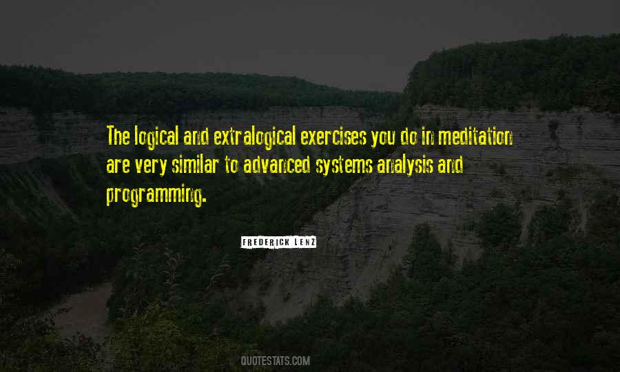 Exercise And Meditation Quotes #228037