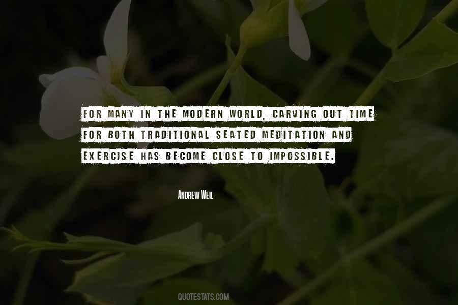 Exercise And Meditation Quotes #749504
