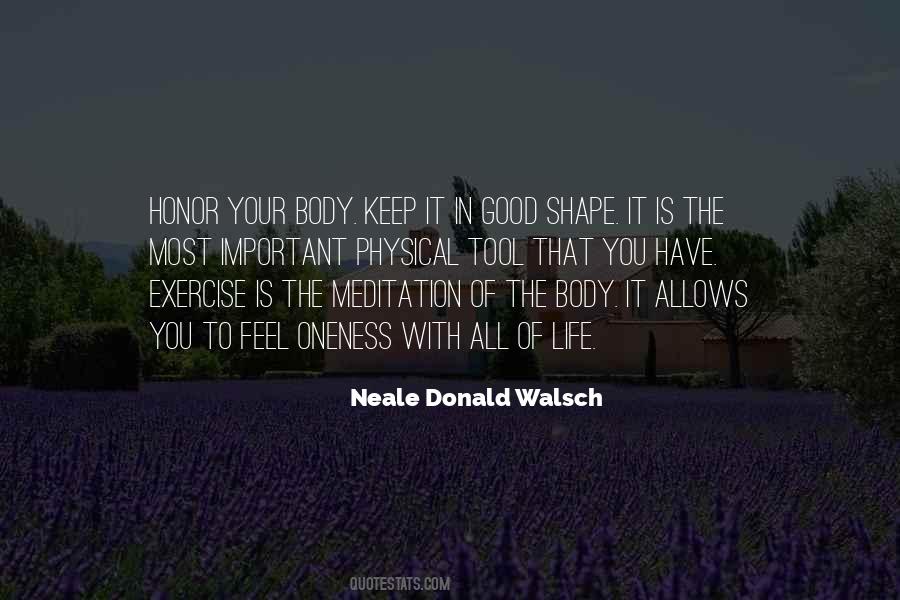 Exercise And Meditation Quotes #821832