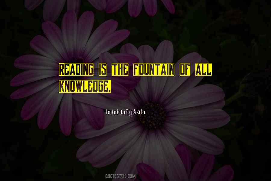 Reading Knowledge Quotes #1808215