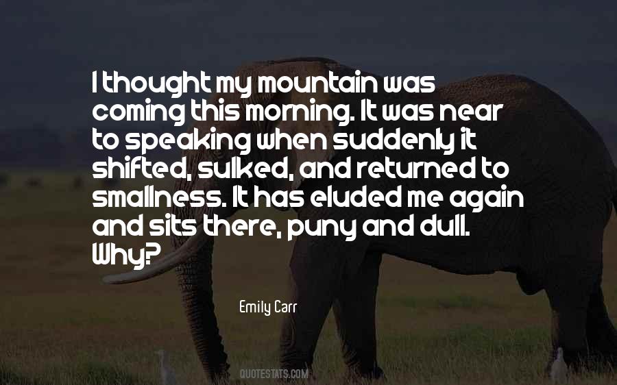 Morning Mountain Quotes #357072