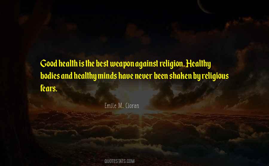 Religious Health Quotes #1605044