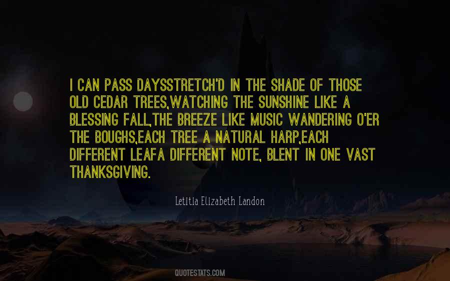 Shade Of Trees Quotes #1252423