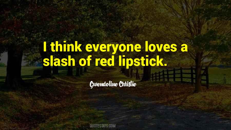 Lipstick Red Quotes #1456088
