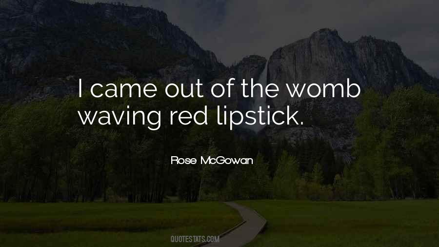 Lipstick Red Quotes #257917