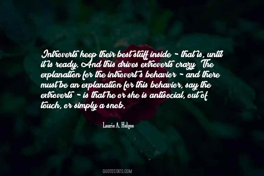 Extroverts Introverts Quotes #1627062