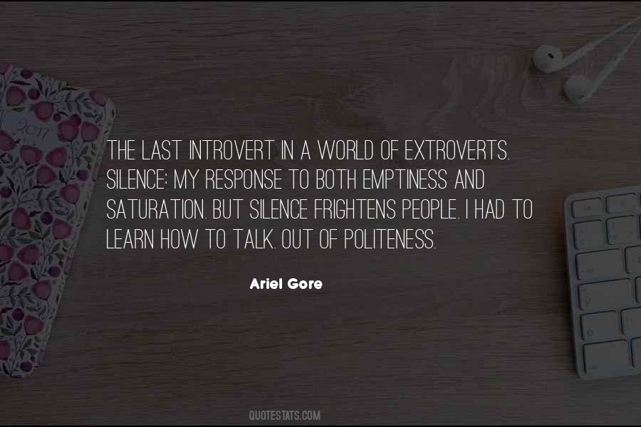 Extroverts Introverts Quotes #610126