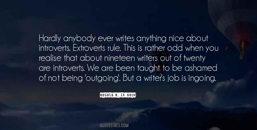 Extroverts Introverts Quotes #922806