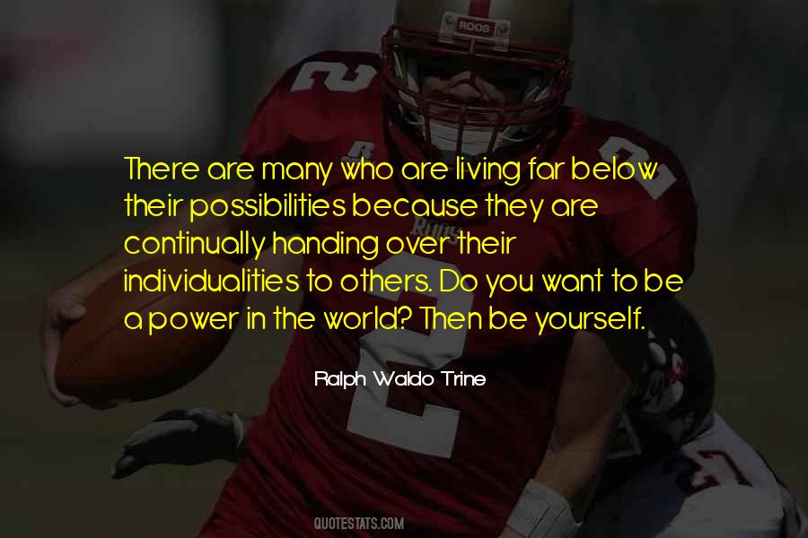 Power In Yourself Quotes #1250627