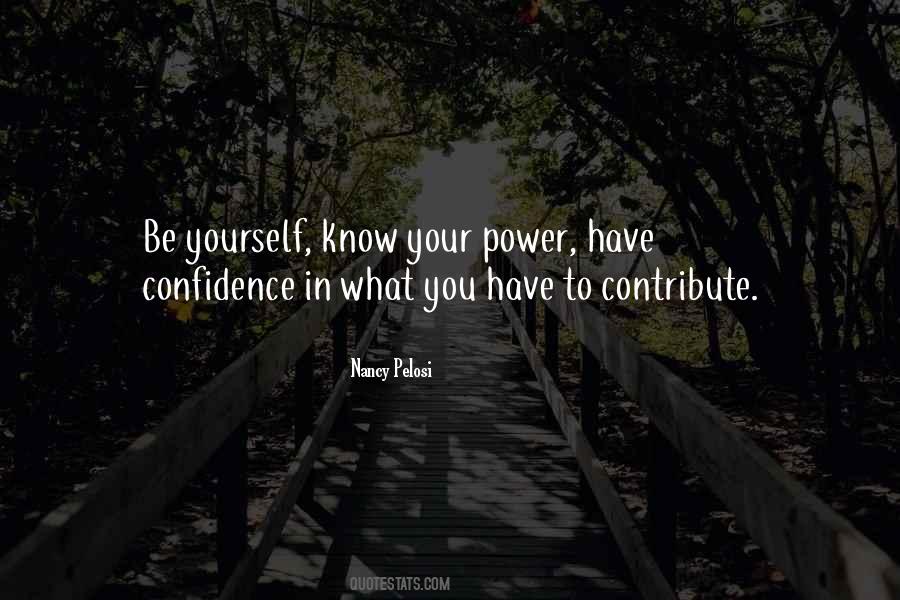 Power In Yourself Quotes #558924