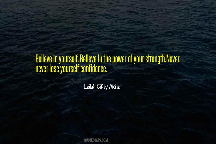 Power In Yourself Quotes #762695