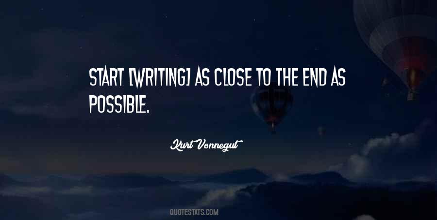 Close To The End Quotes #1682030