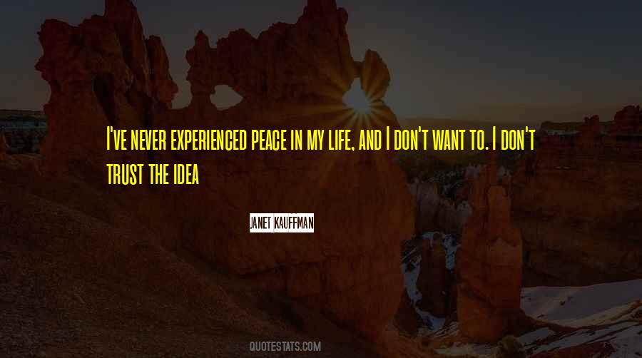 Peace Life Quotes #226903
