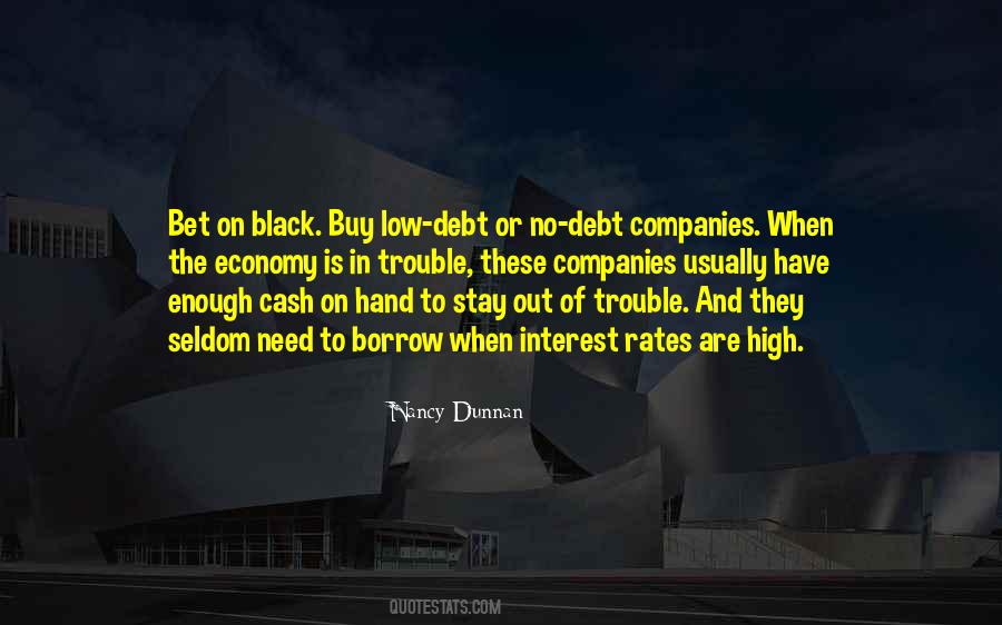 No Debt Quotes #395681