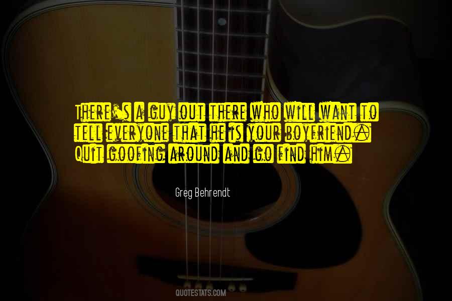 To A Boyfriend Quotes #669444