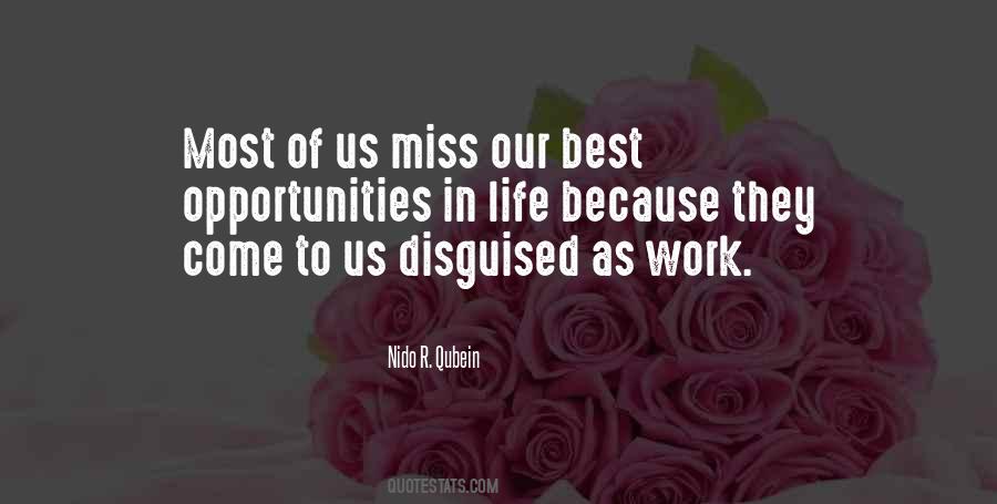 Work Opportunities Quotes #1399945