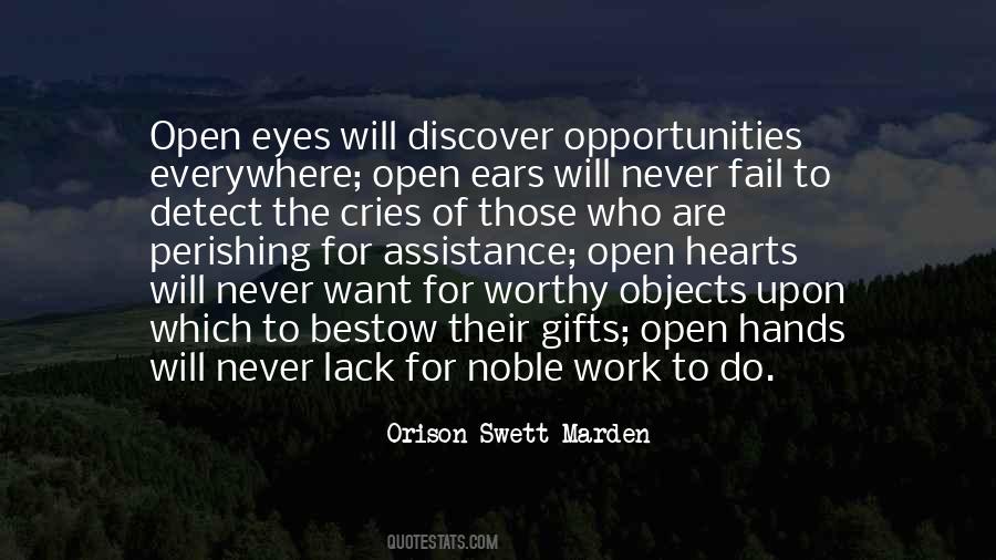 Work Opportunities Quotes #637069