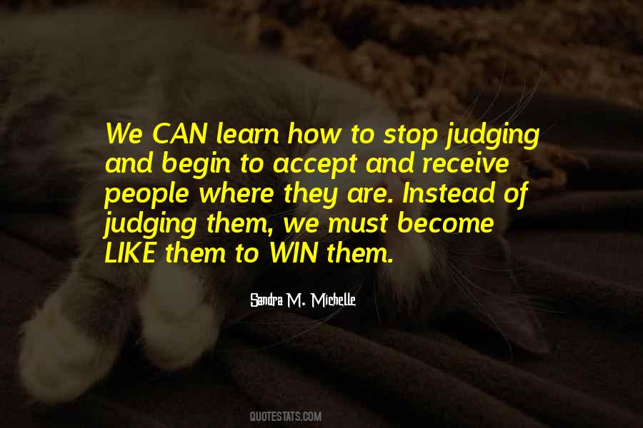 Stop Judging Yourself Quotes #1454927